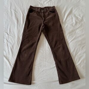 Vintage Levi’s 646 Corduroy Boot-Cut Flare Pants 1970s